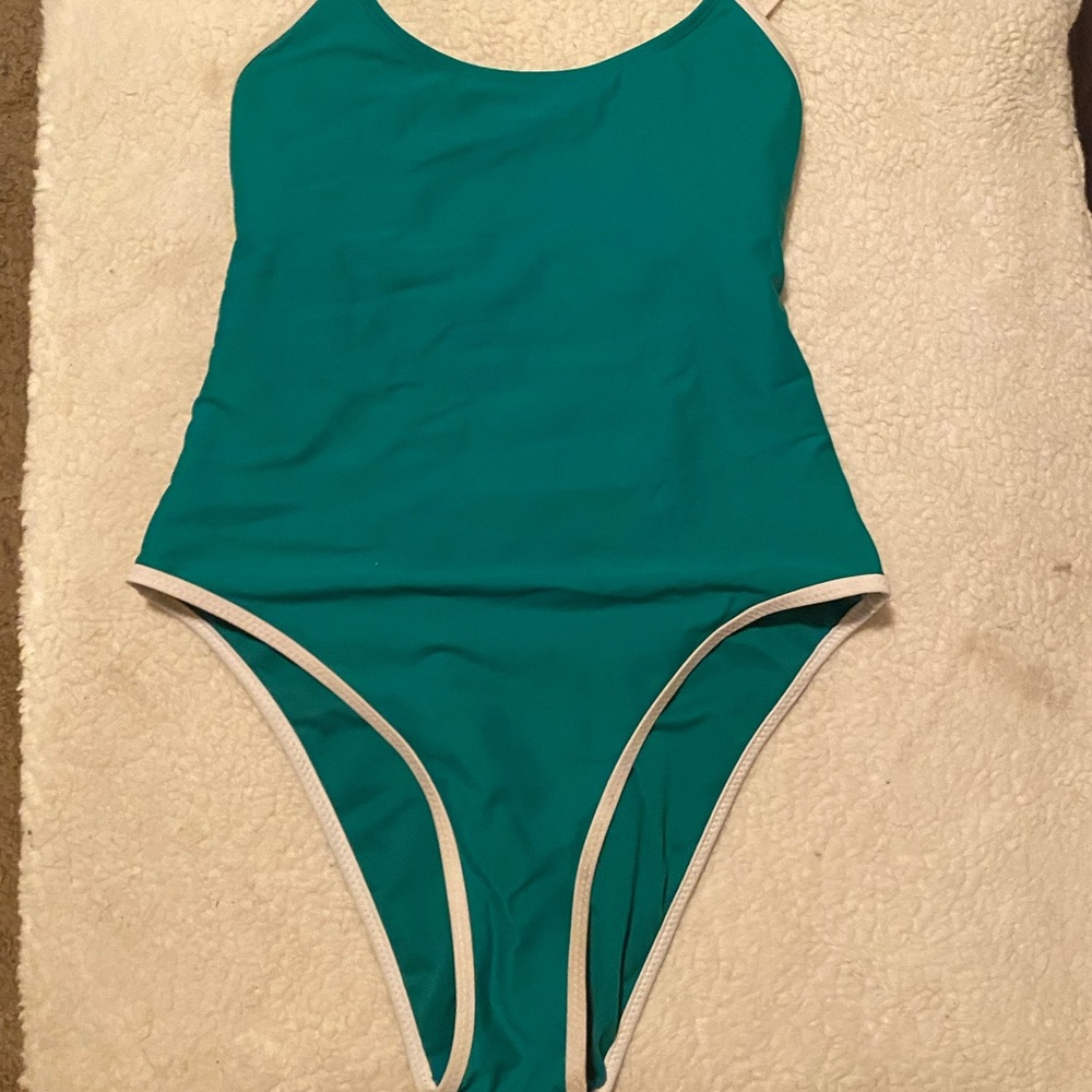 Jade green one piece